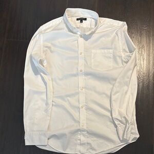Banana Republic White Casual Button Down Shirt